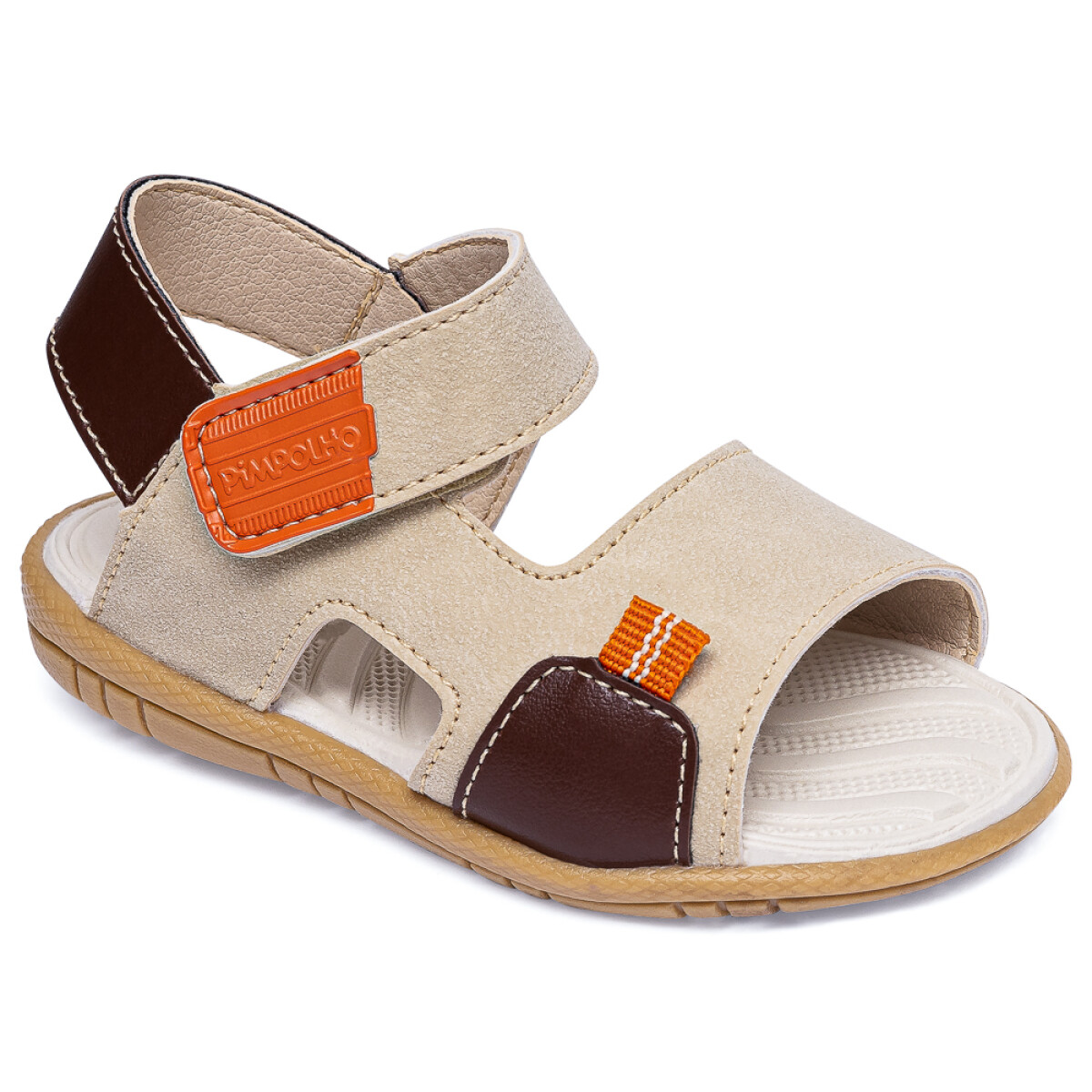 Sandalia Confort Colors Beige 