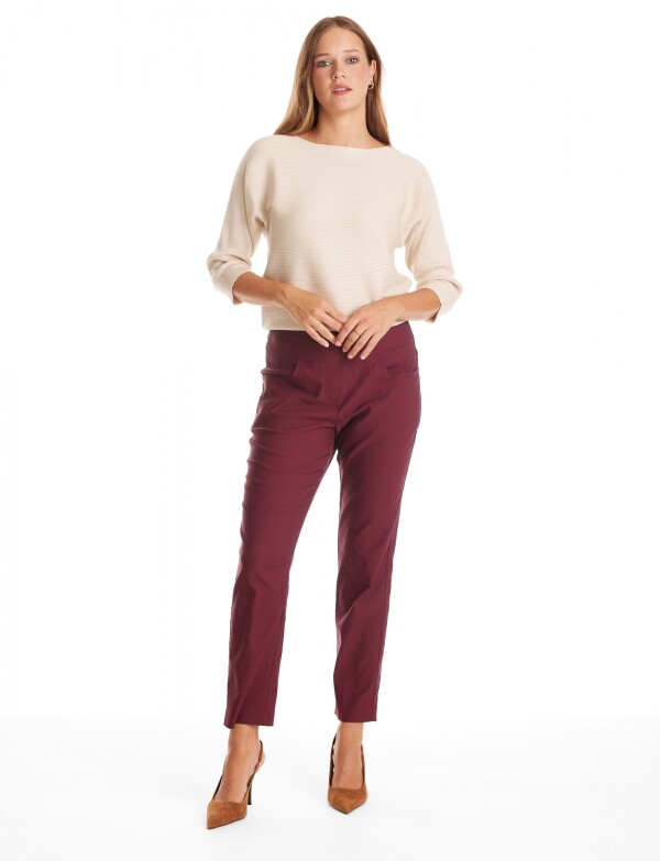 Pantalon Clásico BORDEAUX