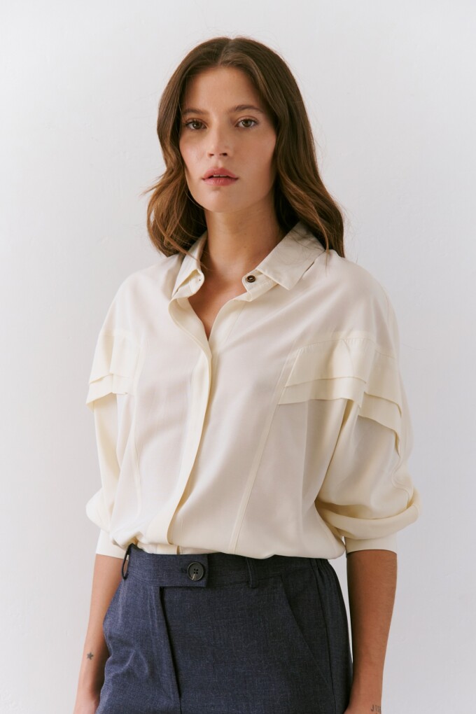 CAMISA CELINA NATURAL