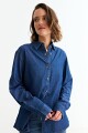 Camisa de jean manga larga JEAN OSCURO