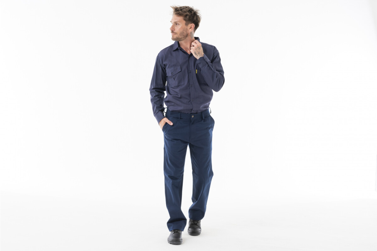 PANTALON TRABAJO FLEX Azul