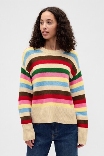 Buzo Cashsoft Mujer Happy Stripe