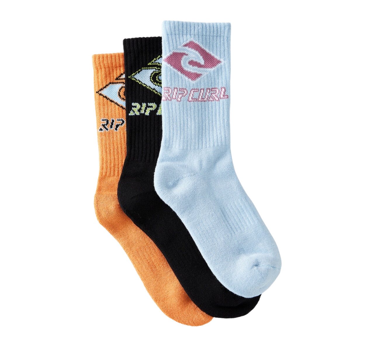 Medias Rip Curl Diamond Crew Sock 3-Pk - Boy 