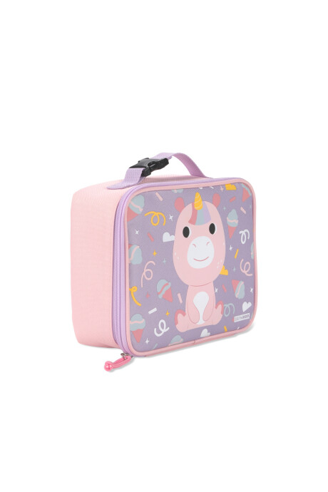 Lonchera aislante Besties Squad, diseño unicornio Sin color