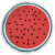 Toalla Playera Microfibra Redonda de 150 cm Watermelon
