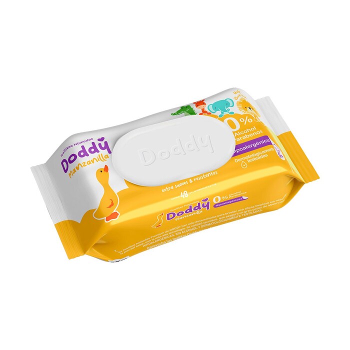 DODDY TOALLITAS HUMEDAS MANZANILLA PAQ. única