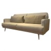 SOFA CAMA NORDICO TELA CLARA - ALMOHADONES BEIGE SOFA CAMA NORDICO TELA CLARA - ALMOHADONES BEIGE