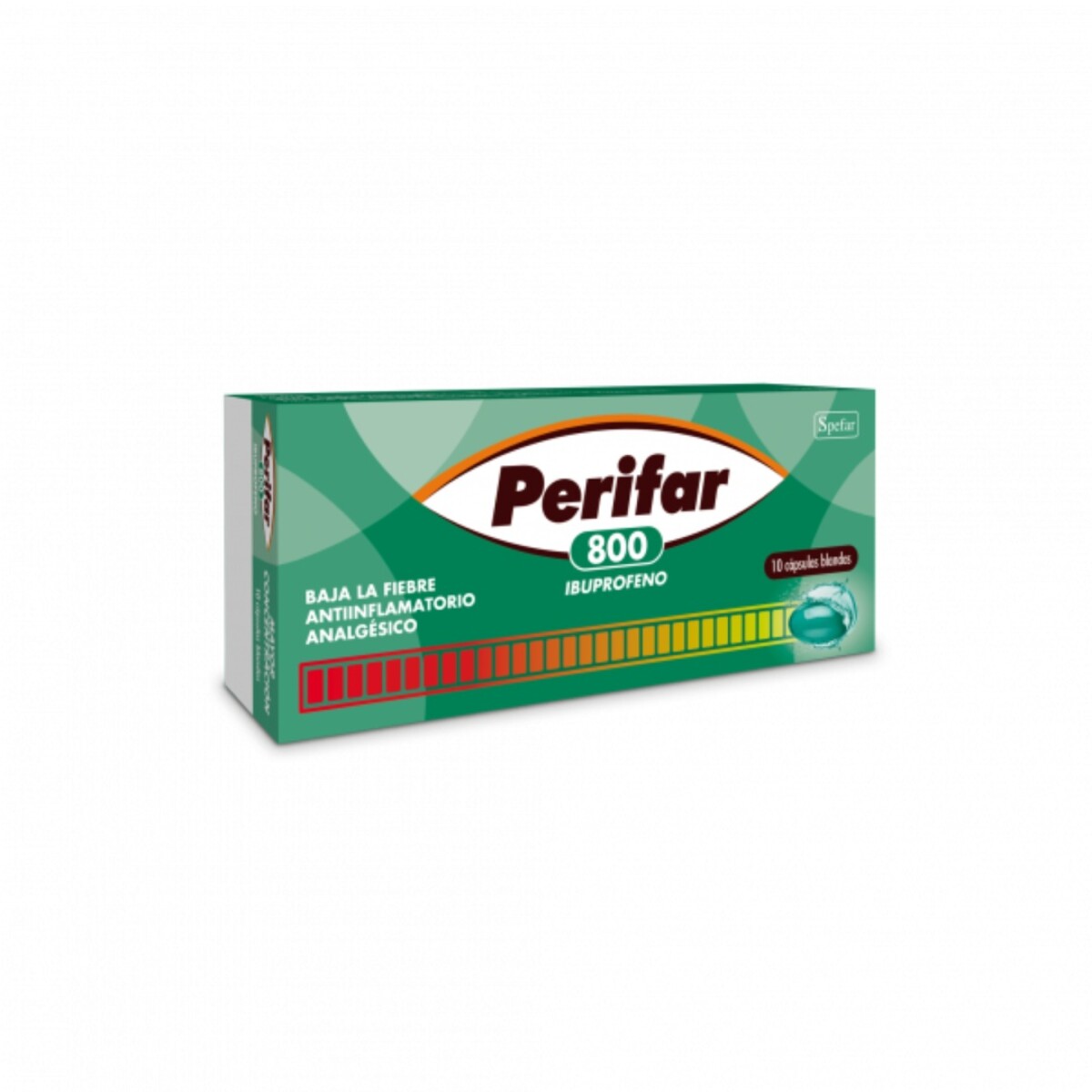 Perifar 800 x 10 cápsulas blandas 