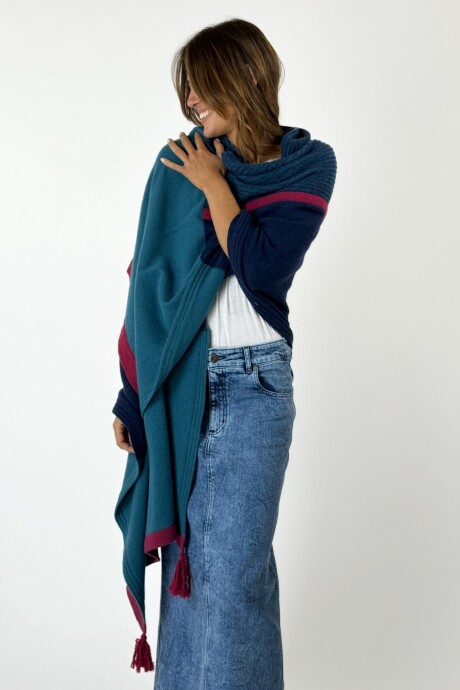 PASHMINA AURORA Azul