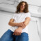 Suede Tee - Hombre White