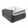 Manta Reversible Flannel/Sherpa Frazada Polar de 150x200cm Gris Oscuro