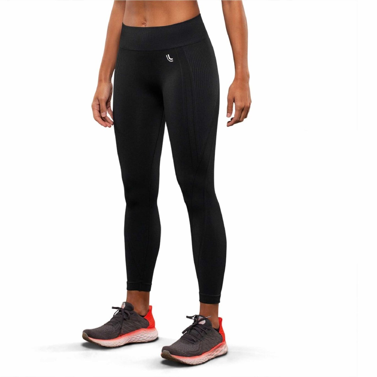 Calza Larga Deportiva Para Mujer Lupo Legging Max Core - Negro 