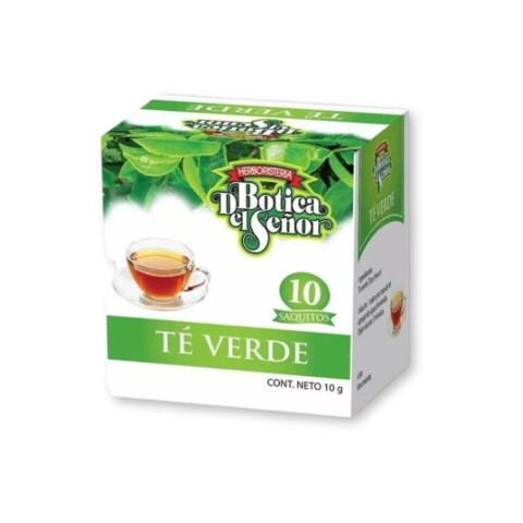 Té Verde Botica Del Señor 10 Unidades Té Verde Botica Del Señor 10 Unidades