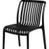 Silla Comedor Cocina Vetro Isabelini Interior Exterior Negro 1