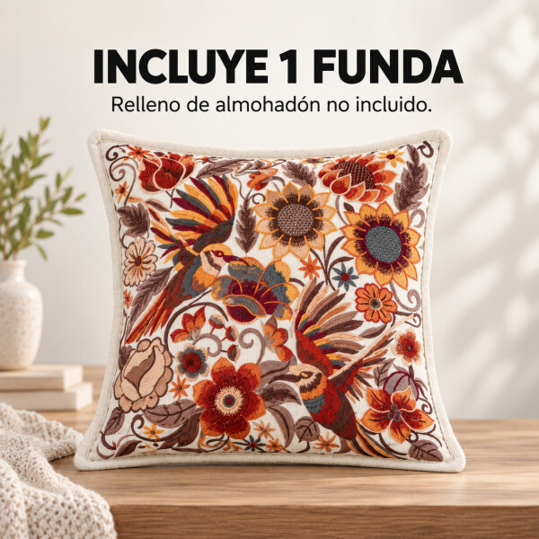 Fundas de Almohadón ZAL 50 x 50 cm Pack x2 Blanco