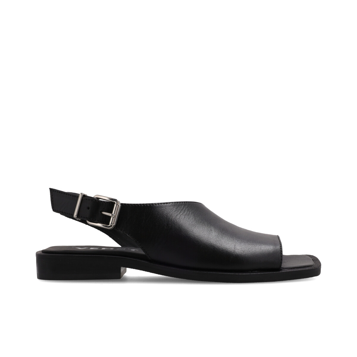 SANDALIAS VENET - CUERO NOVI - NEGRO 