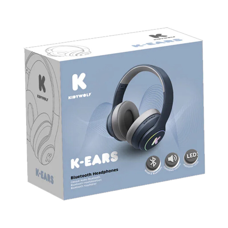 Auriculares K-EARS Azul Kidywolf Auriculares K-EARS Azul Kidywolf
