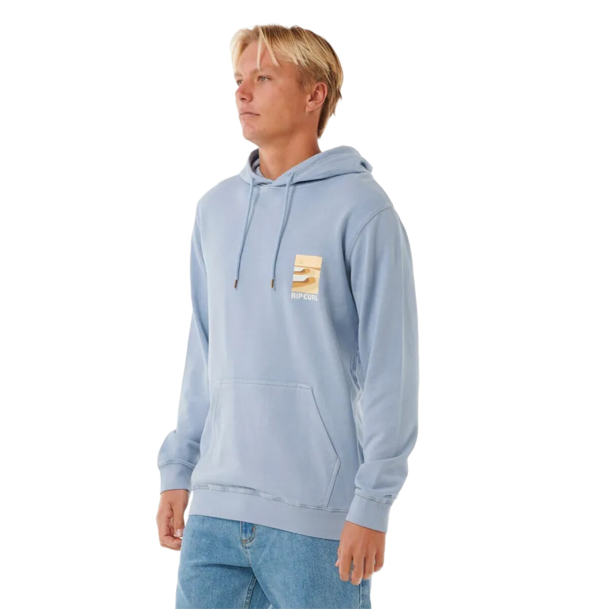 Canguro Rip Curl Surf Revival Lined Up Hood - Celeste 