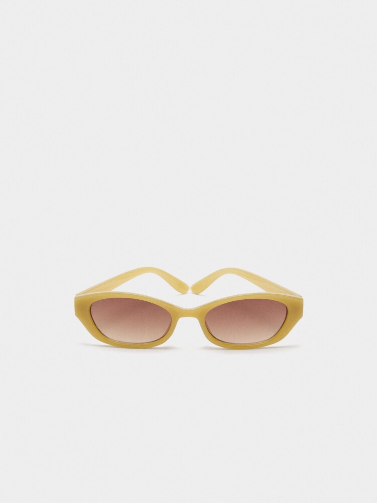 Gafas De Sol Alargadas caqui