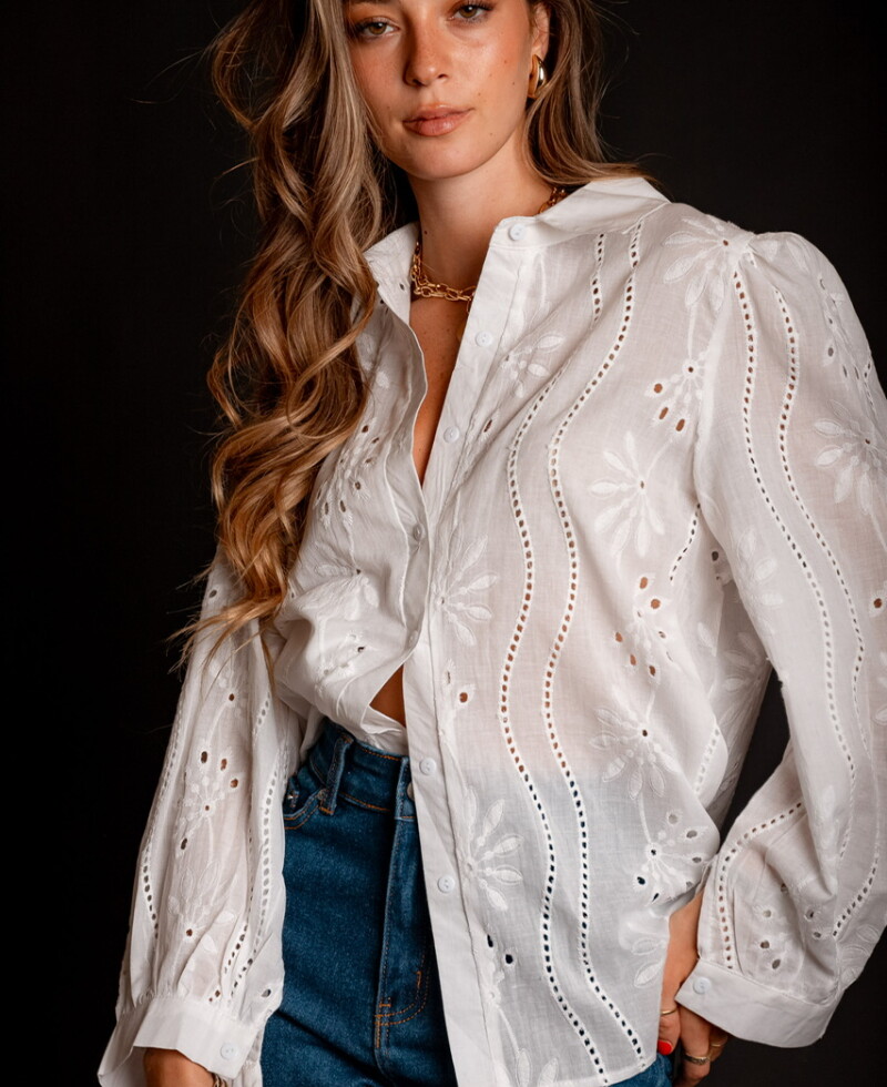 Camisa Lucienne blanco