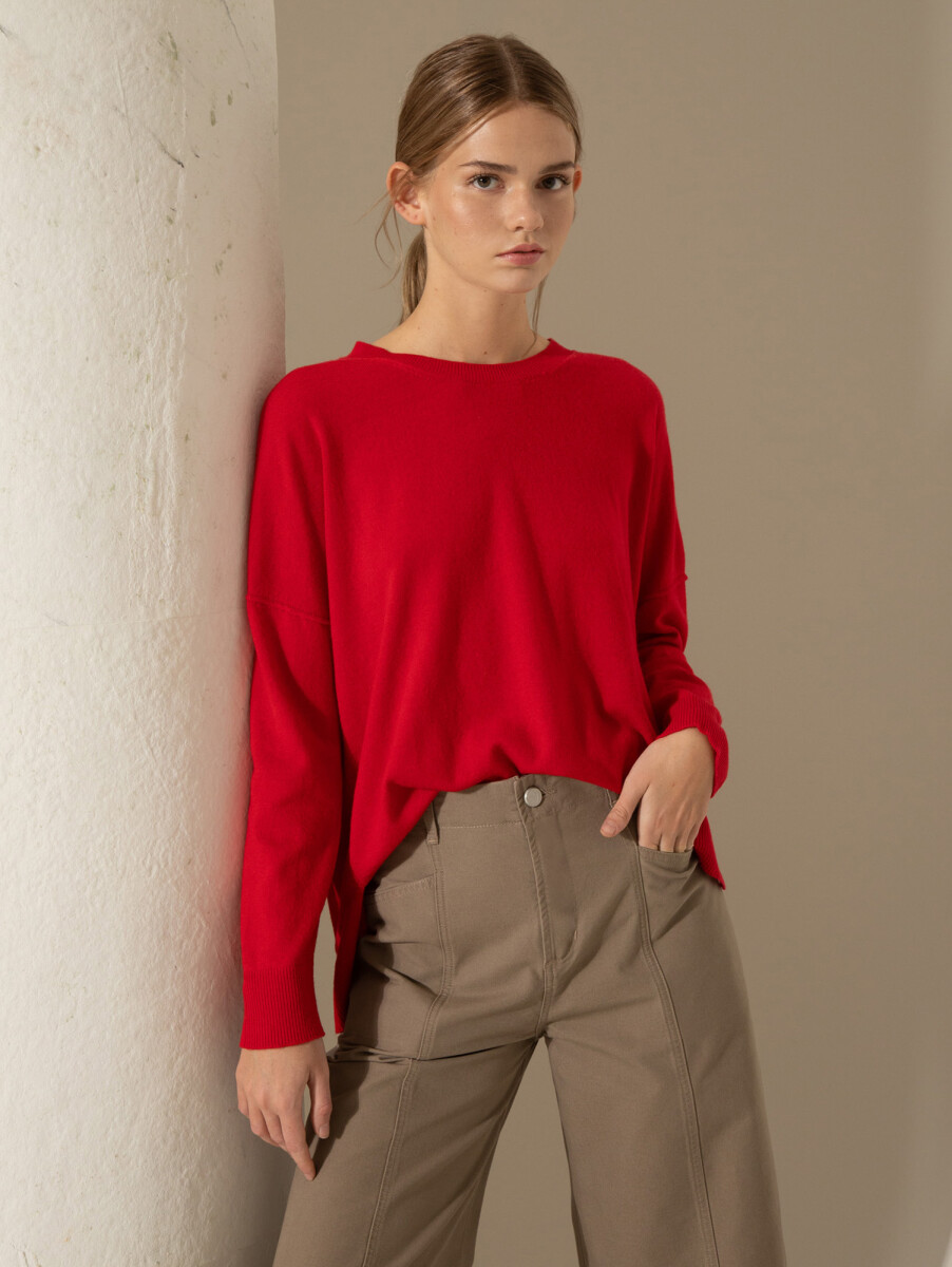 Sweater jacob - Rojo 