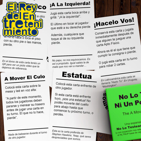 Juego Cartas No Lo Testeamos Ni Un Poco Kinético Buró Juego Cartas No Lo Testeamos Ni Un Poco Kinético Buró