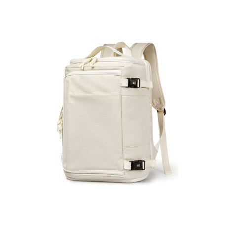 Mochila bolso con bolsillos de viaje Beige
