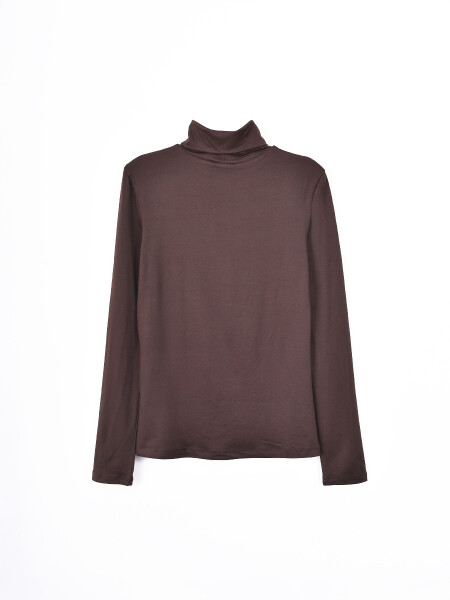 POLERA DHAKA MARRON