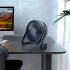 Ventilador De Escritorio Portatil Inclinable 14,5 Cm Usb Color Azul