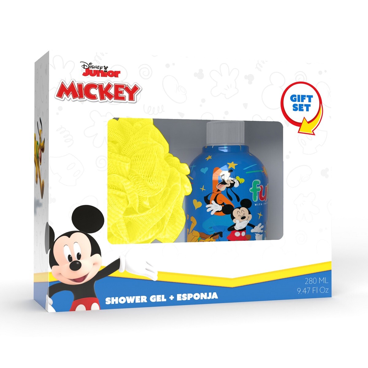 Set Disney Mickey Shower Gel + Esponja 