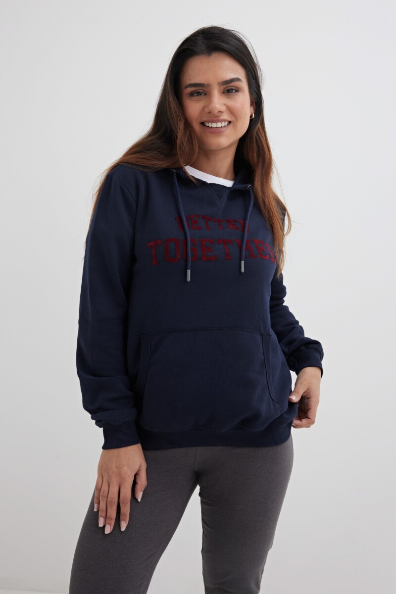 Buzo Better Together AZUL MARINO