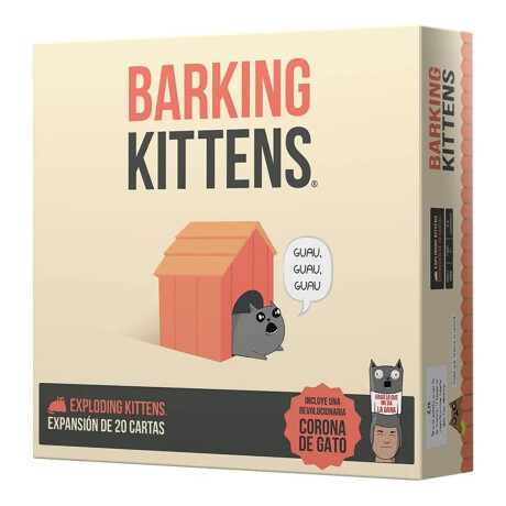 Exploding Kittens - Expansión Juego de Mesa exploding Kittens Barking Kittens - +7 Años. 2 - 5 Jugad 001