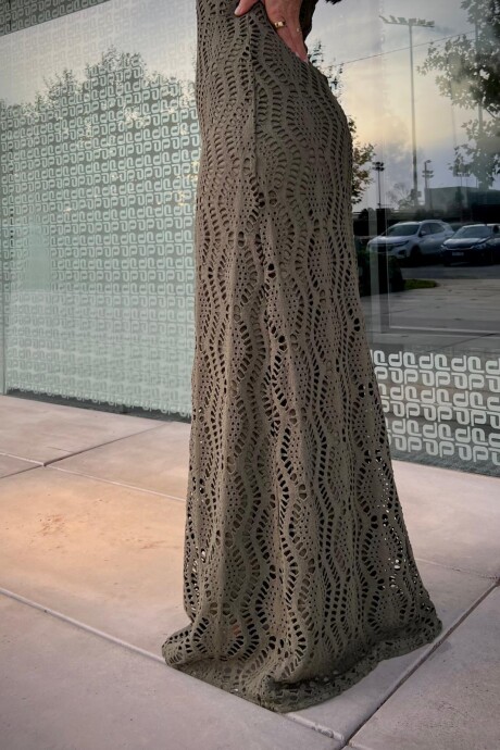 Vestido sin manga Aleida Verde