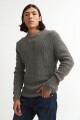 Sweater punto inglés GRIS