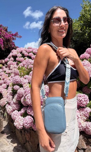 PHONE BAG VALERIANA AZUL PIEDRA