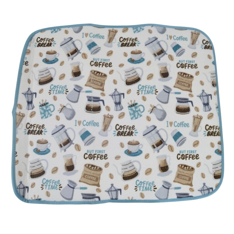 Escurridor de vajilla en microfibra 40x45 cm COFFEE