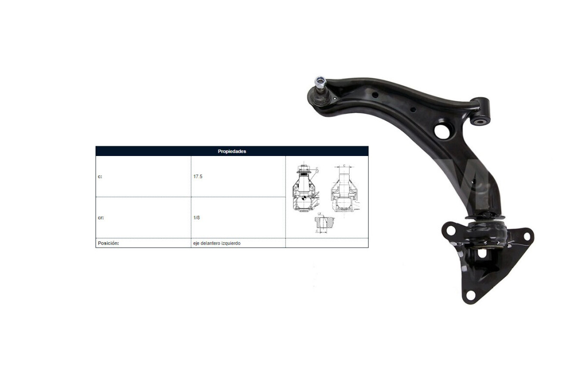 Parilla De Suspension Delantera Honda Fit 09-13 Izq Parilla De Suspension Delantera Honda Fit 09-13 Izq