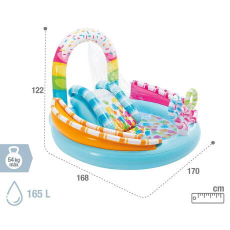 Piscina Intex Centro Juegos C/ Tobogán Inflable Niños Inx057144