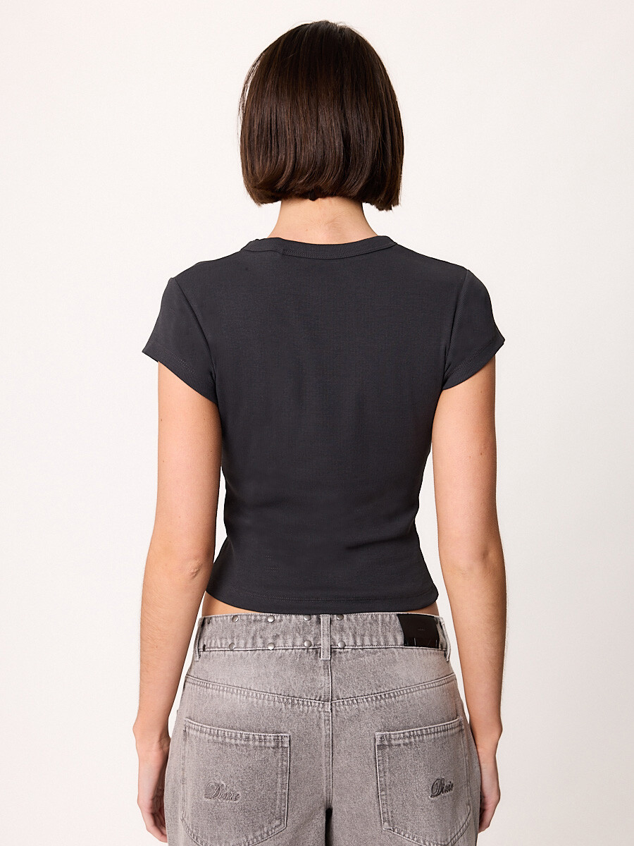 T-SHIRT M/C BUTIN DIXIE Gris Oscuro