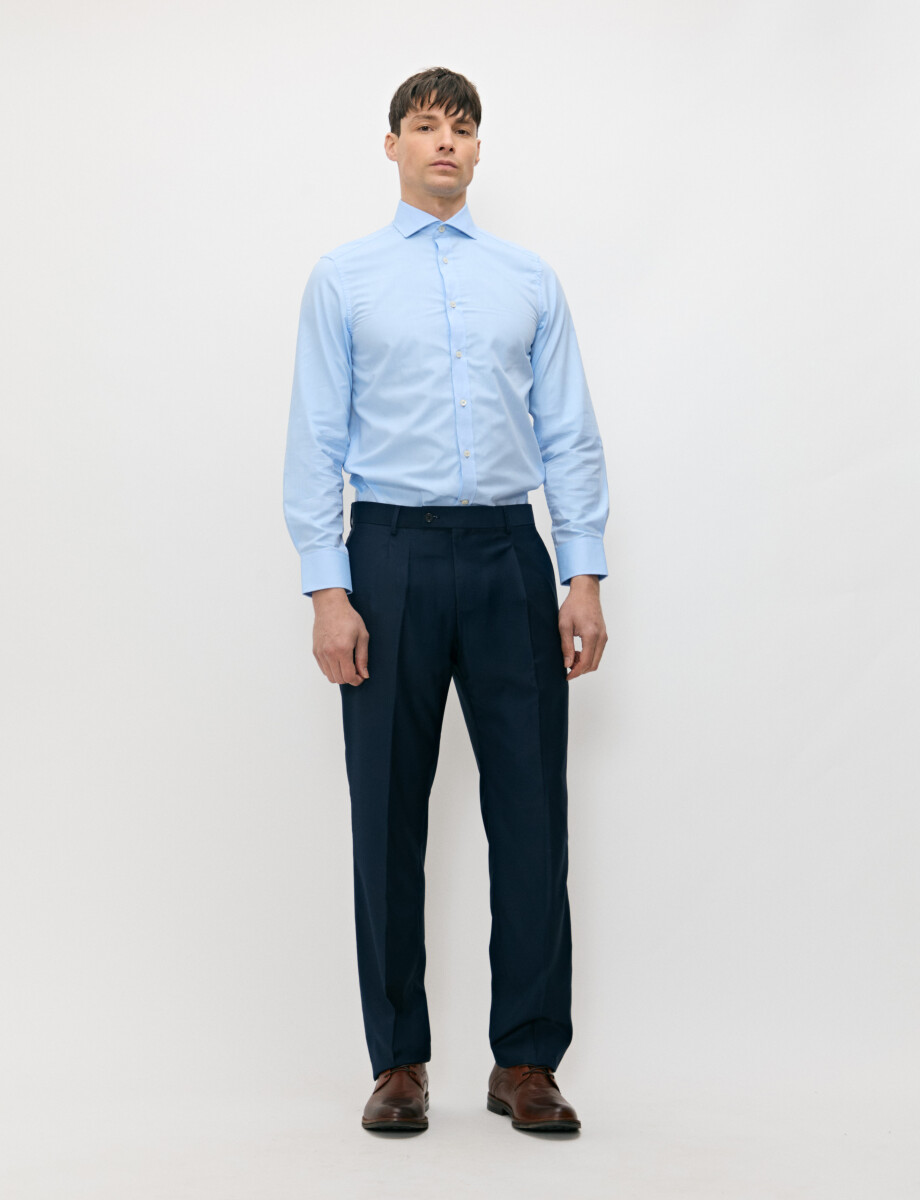 080972 PANTALON HARRINGTON LABEL Azul