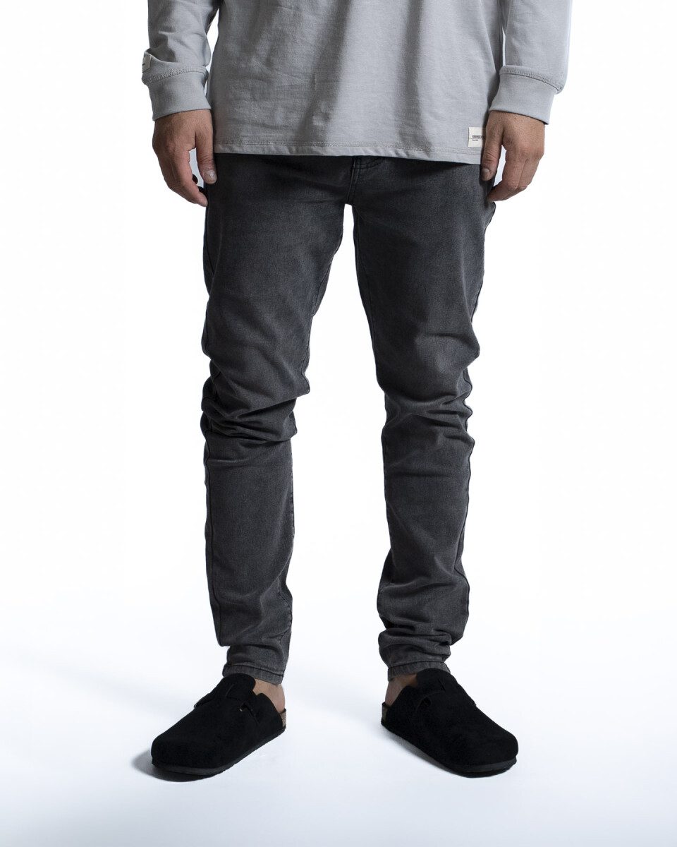 Jean Slim Fit Largo 30 - Gris 