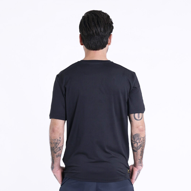 Polo Training Kombat Wkt Ello Hombre Black-green Paradise