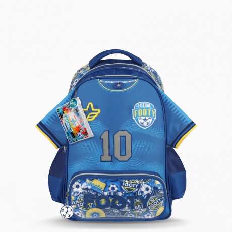 MOCHILA FOOTY CAMISETA 18" AZUL