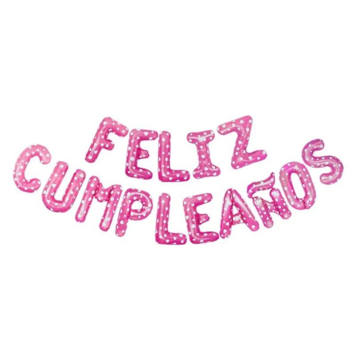 Globo Letras Inflables Feliz Cumpleaños - Rosa 