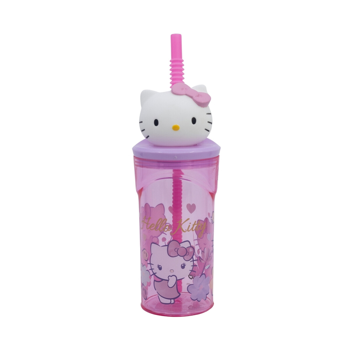 Vaso Alto con Forma 3D Hello Kitty 18 cm 360ml 