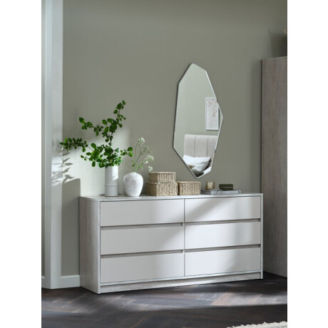 Comoda Billund 3+3 Cajones Travertino/Beige