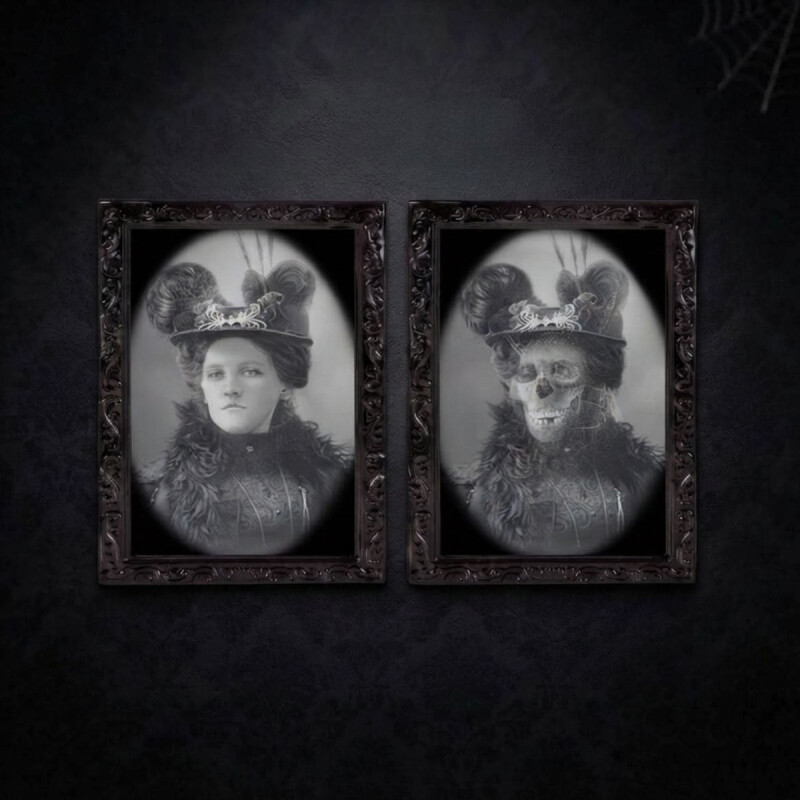 Cuadro de Foto Halloween Efecto Lenticular Mujer