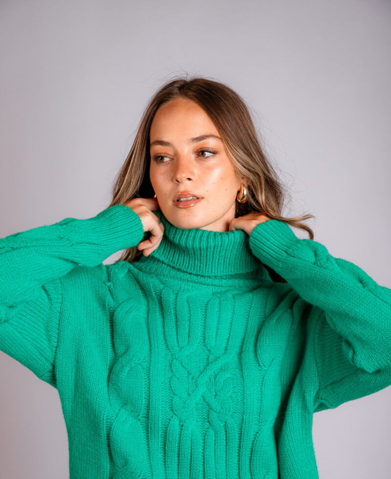 Polera Paz verde