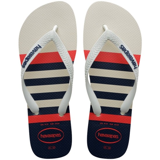 Ojotas Havaianas Top Nautical Blanco