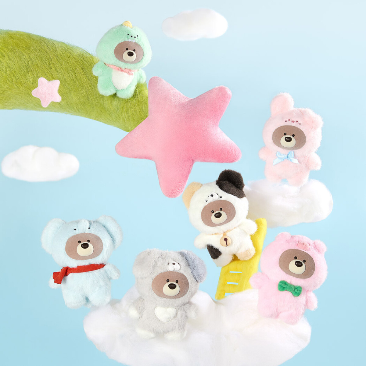 Blind box colgante osito disfrazado 